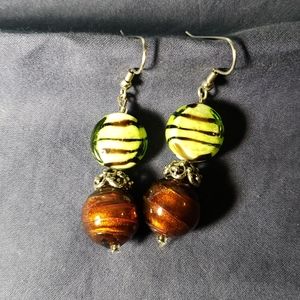 NEW Glass bead earrings